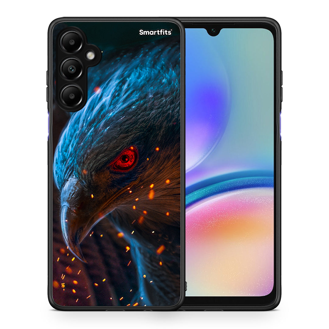 Θήκη Samsung Galaxy A05s Eagle PopArt από τη Smartfits με σχέδιο στο πίσω μέρος και μαύρο περίβλημα | Samsung Galaxy A05s Eagle PopArt case with colorful back and black bezels