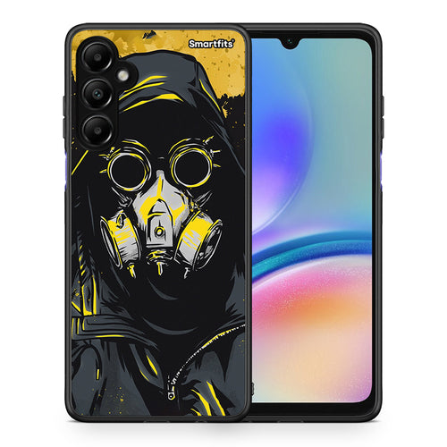 Θήκη Samsung Galaxy A05s Mask PopArt από τη Smartfits με σχέδιο στο πίσω μέρος και μαύρο περίβλημα | Samsung Galaxy A05s Mask PopArt case with colorful back and black bezels