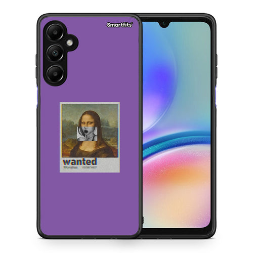 Θήκη Samsung Galaxy A05s Monalisa Popart από τη Smartfits με σχέδιο στο πίσω μέρος και μαύρο περίβλημα | Samsung Galaxy A05s Monalisa Popart case with colorful back and black bezels