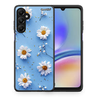 Thumbnail for Θήκη Samsung Galaxy A05s Real Daisies από τη Smartfits με σχέδιο στο πίσω μέρος και μαύρο περίβλημα | Samsung Galaxy A05s Real Daisies case with colorful back and black bezels