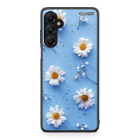 Thumbnail for Samsung Galaxy A05s Real Daisies θήκη από τη Smartfits με σχέδιο στο πίσω μέρος και μαύρο περίβλημα | Smartphone case with colorful back and black bezels by Smartfits