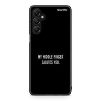 Thumbnail for Samsung Galaxy A05s Salute θήκη από τη Smartfits με σχέδιο στο πίσω μέρος και μαύρο περίβλημα | Smartphone case with colorful back and black bezels by Smartfits