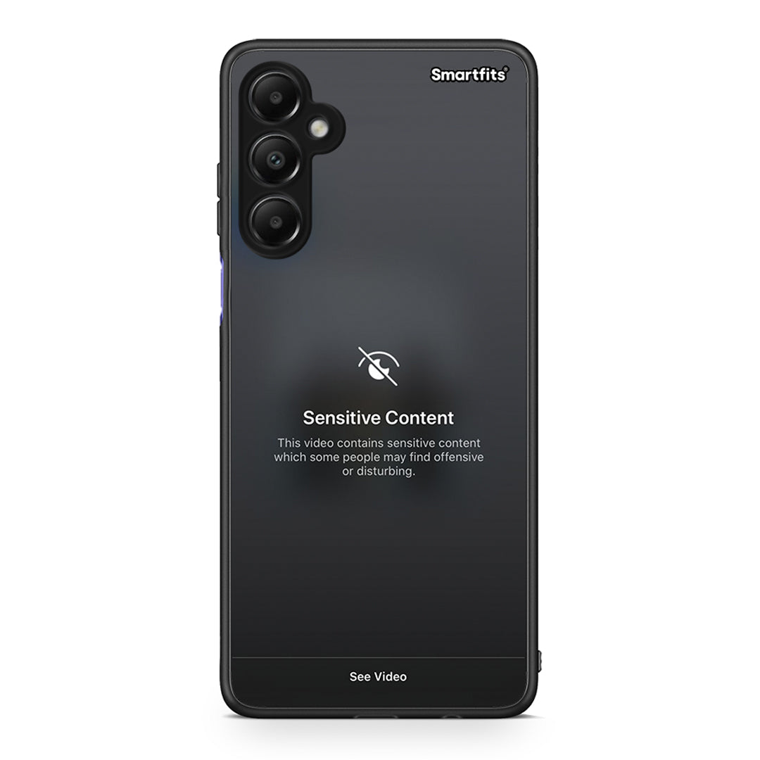 Samsung Galaxy A05s Sensitive Content θήκη από τη Smartfits με σχέδιο στο πίσω μέρος και μαύρο περίβλημα | Smartphone case with colorful back and black bezels by Smartfits