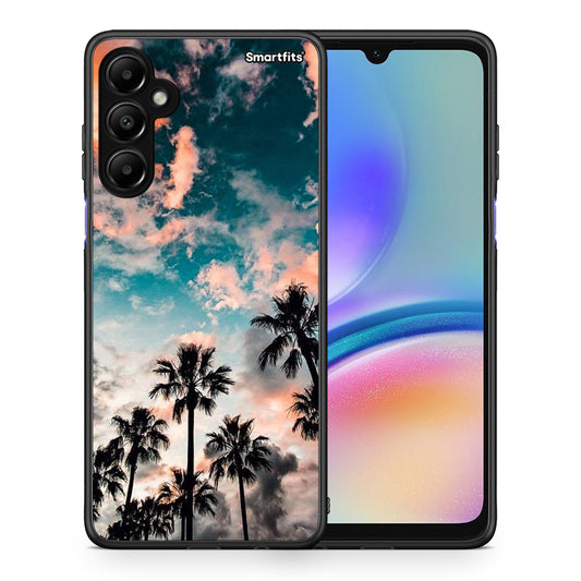 Θήκη Samsung Galaxy A05s Sky Summer από τη Smartfits με σχέδιο στο πίσω μέρος και μαύρο περίβλημα | Samsung Galaxy A05s Sky Summer case with colorful back and black bezels