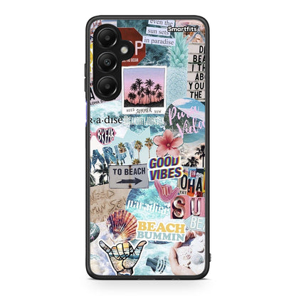 Samsung Galaxy A05s Summer Vibes Θήκη από τη Smartfits με σχέδιο στο πίσω μέρος και μαύρο περίβλημα | Smartphone case with colorful back and black bezels by Smartfits