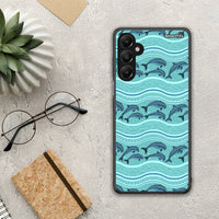 Thumbnail for Swimming Dolphins - Samsung Galaxy A05s θήκη