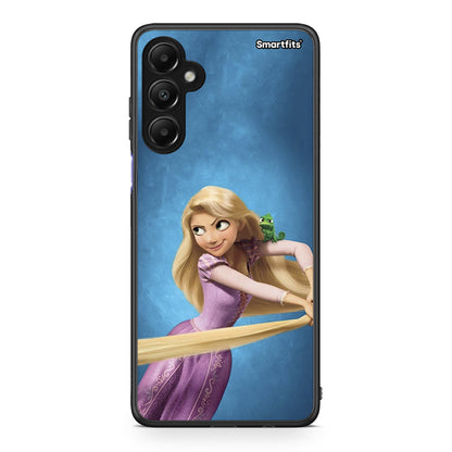 Samsung Galaxy A05s Tangled 2 Θήκη Αγίου Βαλεντίνου από τη Smartfits με σχέδιο στο πίσω μέρος και μαύρο περίβλημα | Smartphone case with colorful back and black bezels by Smartfits