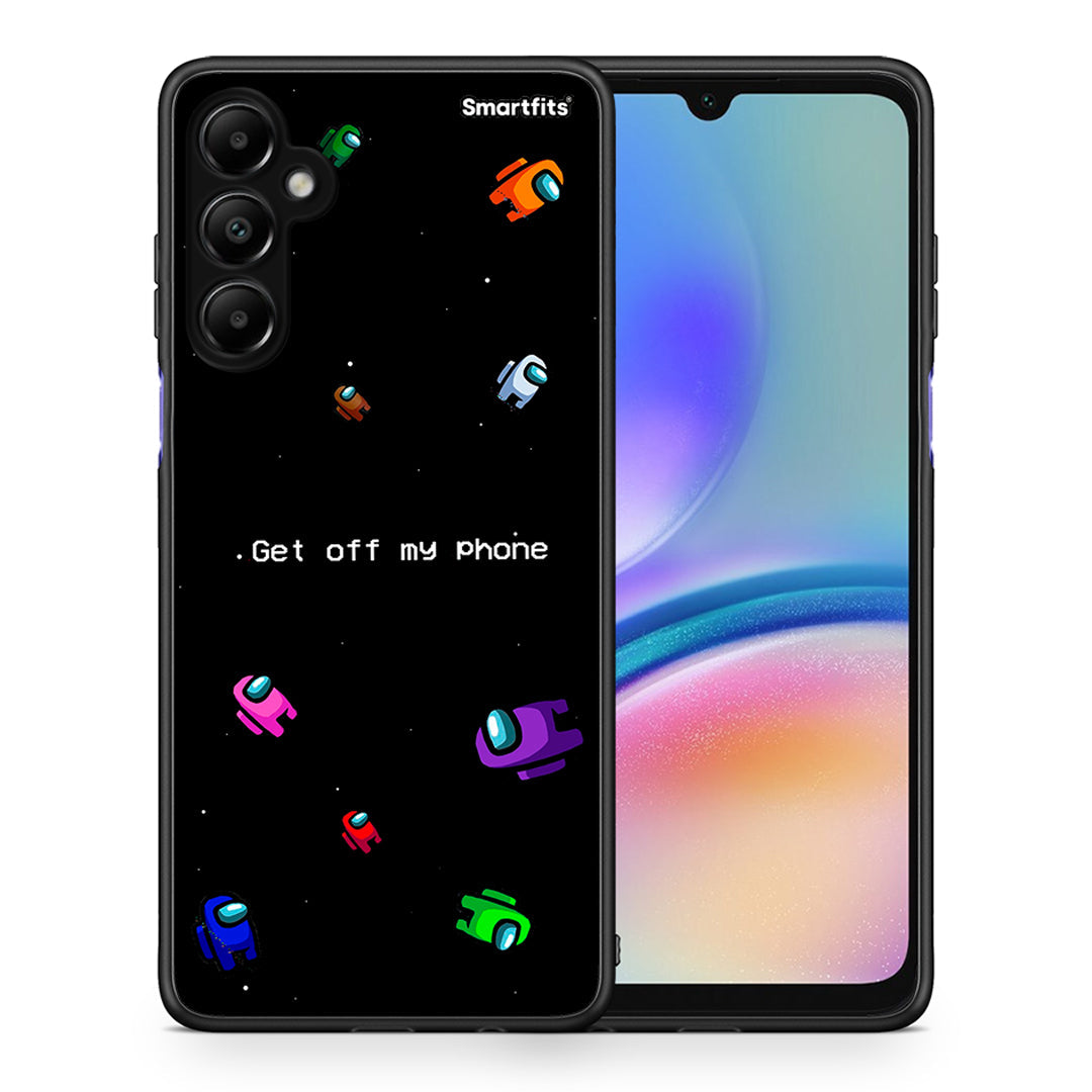 Θήκη Samsung Galaxy A05s AFK Text από τη Smartfits με σχέδιο στο πίσω μέρος και μαύρο περίβλημα | Samsung Galaxy A05s AFK Text case with colorful back and black bezels