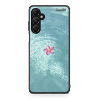Thumbnail for Samsung Galaxy A05s Water Flower Θήκη από τη Smartfits με σχέδιο στο πίσω μέρος και μαύρο περίβλημα | Smartphone case with colorful back and black bezels by Smartfits