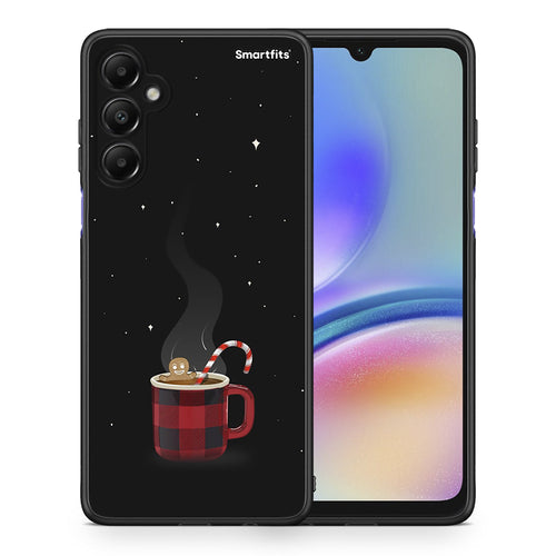 Θήκη Samsung Galaxy A05s Xmas Bathing από τη Smartfits με σχέδιο στο πίσω μέρος και μαύρο περίβλημα | Samsung Galaxy A05s Xmas Bathing case with colorful back and black bezels