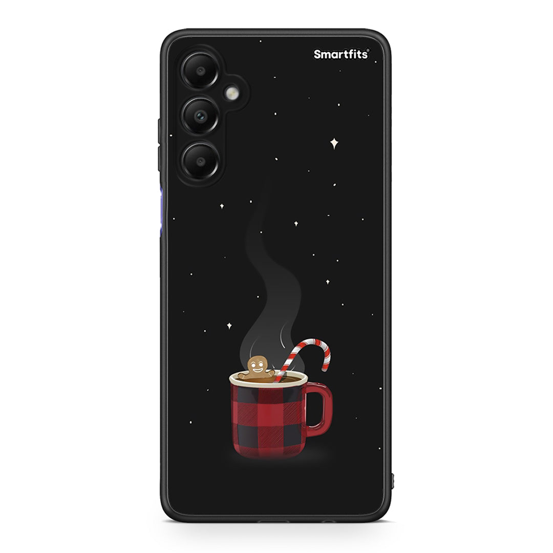 Samsung Galaxy A05s Xmas Bathing θήκη από τη Smartfits με σχέδιο στο πίσω μέρος και μαύρο περίβλημα | Smartphone case with colorful back and black bezels by Smartfits