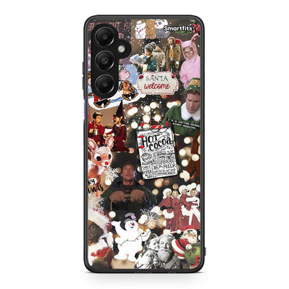 Samsung Galaxy A05s Xmas Movies θήκη από τη Smartfits με σχέδιο στο πίσω μέρος και μαύρο περίβλημα | Smartphone case with colorful back and black bezels by Smartfits