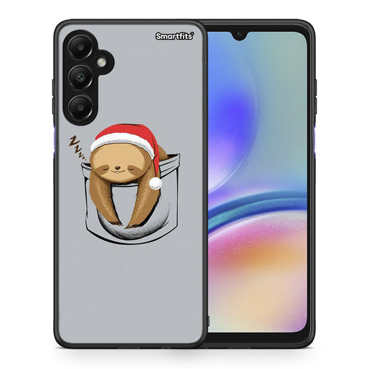 Θήκη Samsung Galaxy A05s Xmas Zzzz από τη Smartfits με σχέδιο στο πίσω μέρος και μαύρο περίβλημα | Samsung Galaxy A05s Xmas Zzzz case with colorful back and black bezels