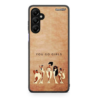 Thumbnail for Samsung Galaxy A05s You Go Girl θήκη από τη Smartfits με σχέδιο στο πίσω μέρος και μαύρο περίβλημα | Smartphone case with colorful back and black bezels by Smartfits