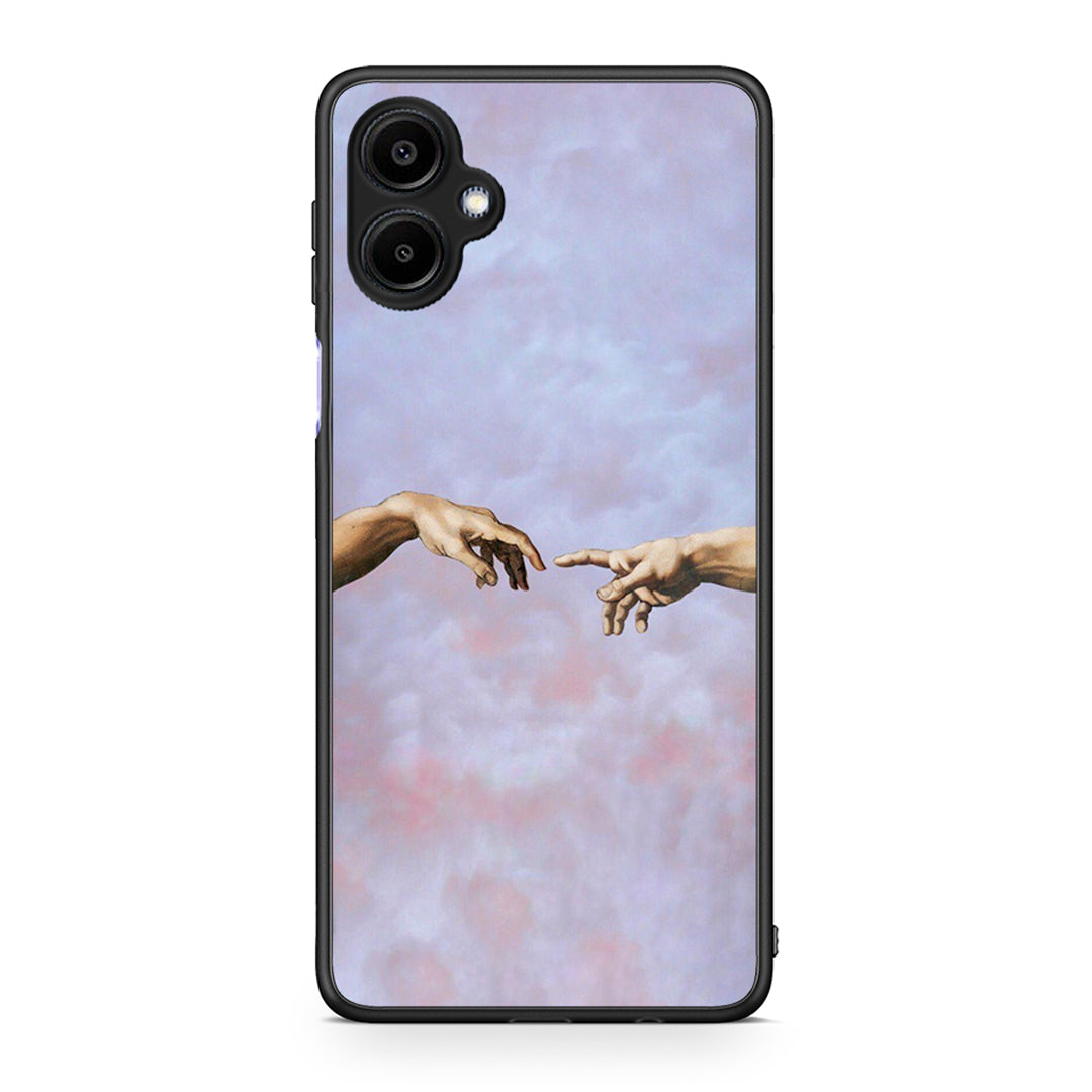 Samsung Galaxy A06 Adam Hand θήκη από τη Smartfits με σχέδιο στο πίσω μέρος και μαύρο περίβλημα | Smartphone case with colorful back and black bezels by Smartfits