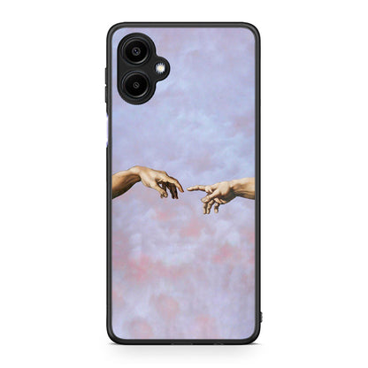 Samsung Galaxy A06 Adam Hand θήκη από τη Smartfits με σχέδιο στο πίσω μέρος και μαύρο περίβλημα | Smartphone case with colorful back and black bezels by Smartfits