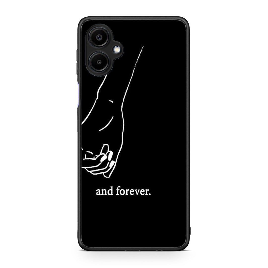 Samsung Galaxy A06 Always & Forever 2 Θήκη Αγίου Βαλεντίνου από τη Smartfits με σχέδιο στο πίσω μέρος και μαύρο περίβλημα | Smartphone case with colorful back and black bezels by Smartfits