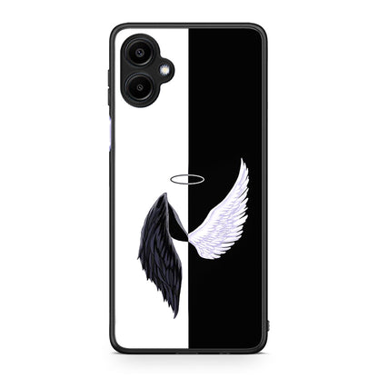 Samsung Galaxy A06 Angels Demons θήκη από τη Smartfits με σχέδιο στο πίσω μέρος και μαύρο περίβλημα | Smartphone case with colorful back and black bezels by Smartfits