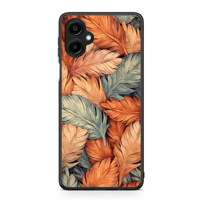 Samsung Galaxy A06 Autumn Leaves Θήκη από τη Smartfits με σχέδιο στο πίσω μέρος και μαύρο περίβλημα | Smartphone case with colorful back and black bezels by Smartfits