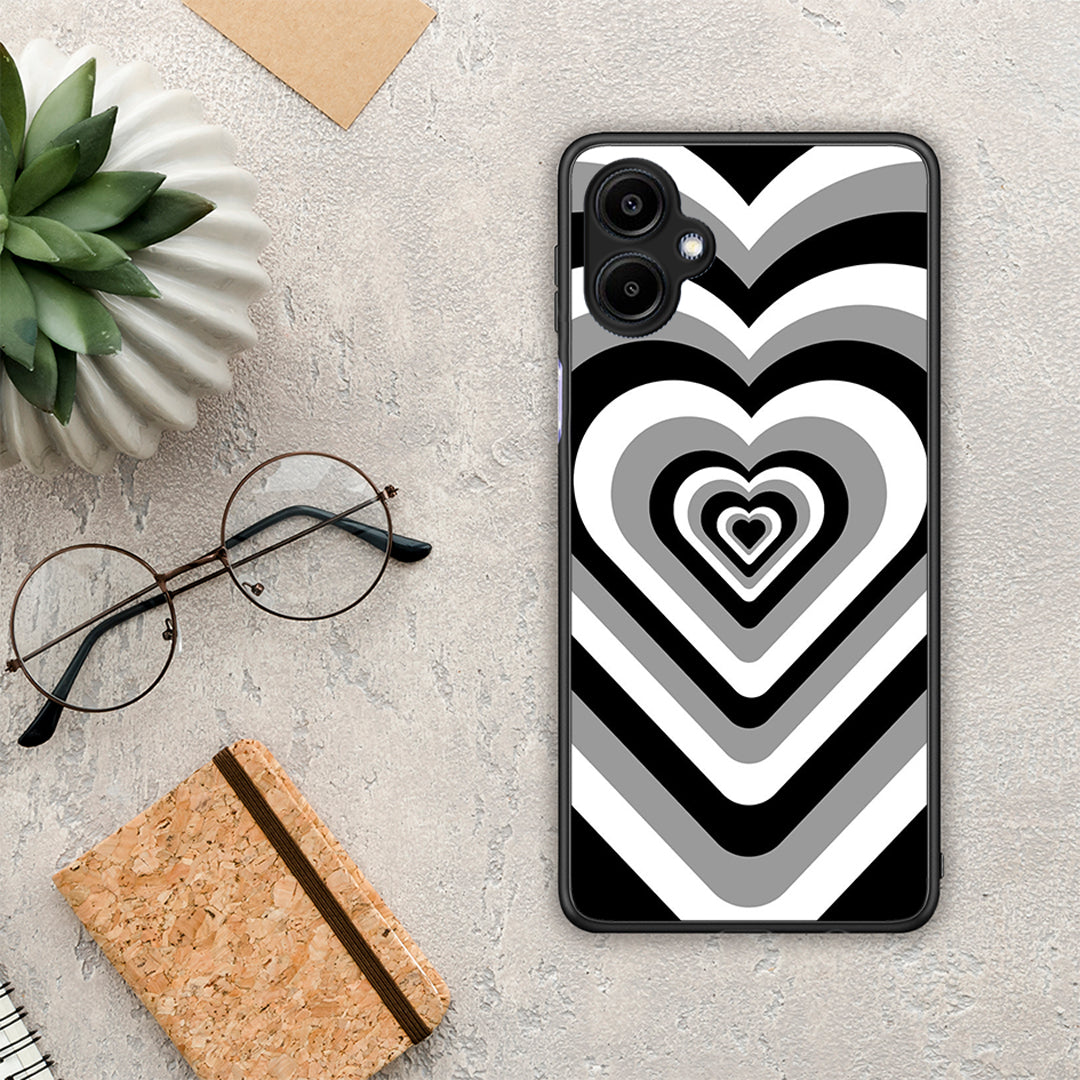 Black Hearts - Samsung Galaxy A06 θήκη