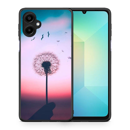 Θήκη Samsung Galaxy A06 Wish Boho από τη Smartfits με σχέδιο στο πίσω μέρος και μαύρο περίβλημα | Samsung Galaxy A06 Wish Boho case with colorful back and black bezels