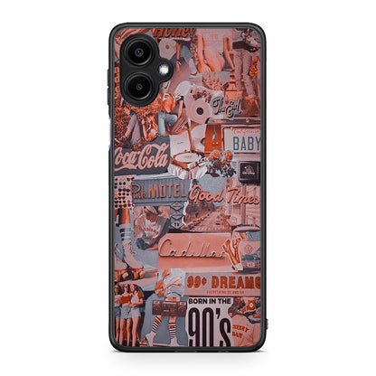 Samsung Galaxy A06 Born In 90s θήκη από τη Smartfits με σχέδιο στο πίσω μέρος και μαύρο περίβλημα | Smartphone case with colorful back and black bezels by Smartfits
