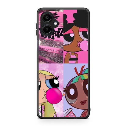 Samsung Galaxy A06 Bubble Girls Θήκη Αγίου Βαλεντίνου από τη Smartfits με σχέδιο στο πίσω μέρος και μαύρο περίβλημα | Smartphone case with colorful back and black bezels by Smartfits