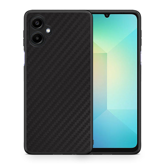 Θήκη Samsung Galaxy A06 Carbon Black από τη Smartfits με σχέδιο στο πίσω μέρος και μαύρο περίβλημα | Samsung Galaxy A06 Carbon Black case with colorful back and black bezels