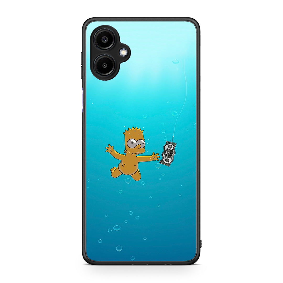 Samsung Galaxy A06 Chasing Money θήκη από τη Smartfits με σχέδιο στο πίσω μέρος και μαύρο περίβλημα | Smartphone case with colorful back and black bezels by Smartfits