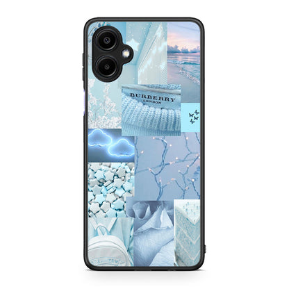 Samsung Galaxy A06 Ciel Aesthetic Collage θήκη από τη Smartfits με σχέδιο στο πίσω μέρος και μαύρο περίβλημα | Smartphone case with colorful back and black bezels by Smartfits