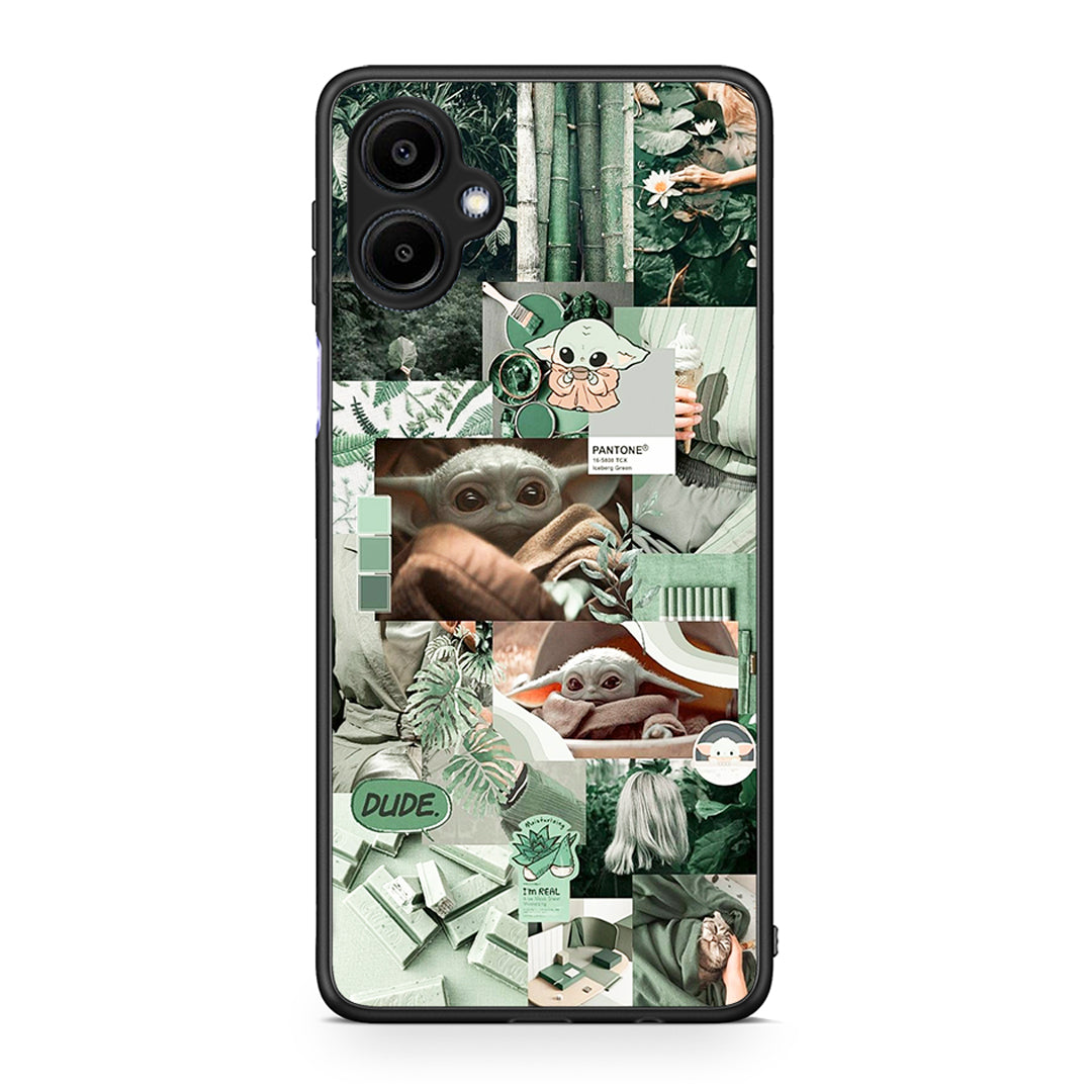 Samsung Galaxy A06 Collage Dude Θήκη Αγίου Βαλεντίνου από τη Smartfits με σχέδιο στο πίσω μέρος και μαύρο περίβλημα | Smartphone case with colorful back and black bezels by Smartfits