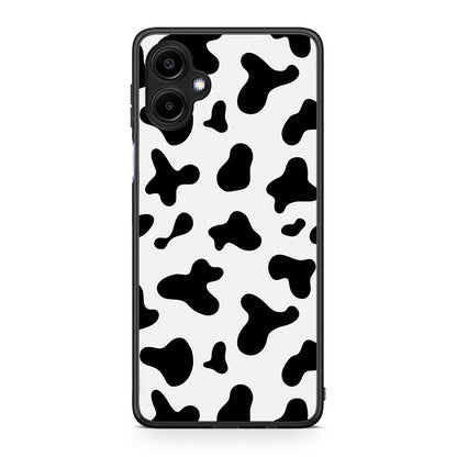 Samsung Galaxy A06 Cow Print θήκη από τη Smartfits με σχέδιο στο πίσω μέρος και μαύρο περίβλημα | Smartphone case with colorful back and black bezels by Smartfits