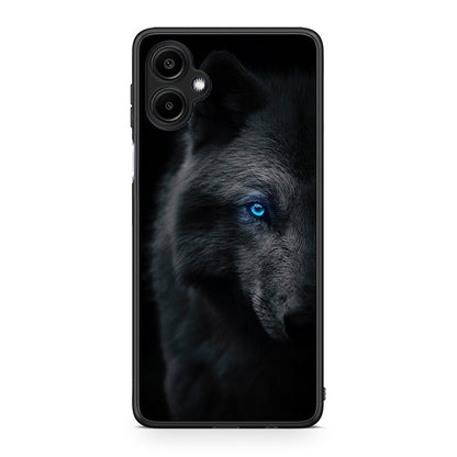Samsung Galaxy A06 Dark Wolf θήκη από τη Smartfits με σχέδιο στο πίσω μέρος και μαύρο περίβλημα | Smartphone case with colorful back and black bezels by Smartfits