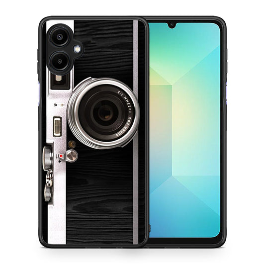 Θήκη Samsung Galaxy A06 Emily In Paris από τη Smartfits με σχέδιο στο πίσω μέρος και μαύρο περίβλημα | Samsung Galaxy A06 Emily In Paris case with colorful back and black bezels