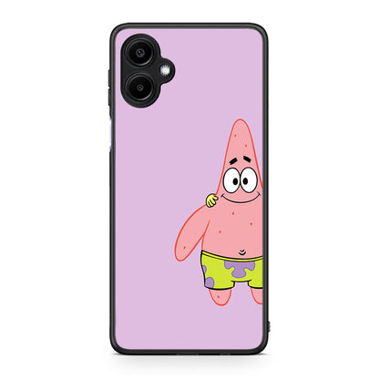 Samsung Galaxy A06 Friends Patrick θήκη από τη Smartfits με σχέδιο στο πίσω μέρος και μαύρο περίβλημα | Smartphone case with colorful back and black bezels by Smartfits