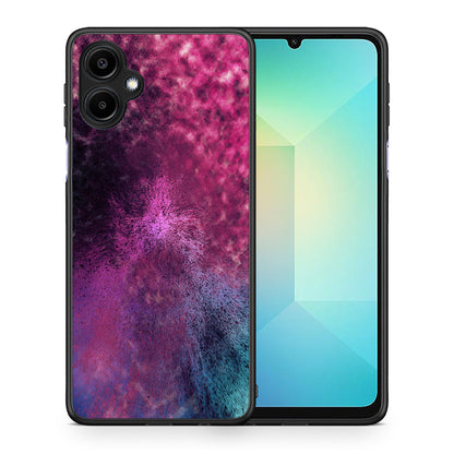 Θήκη Samsung Galaxy A06 Aurora Galaxy από τη Smartfits με σχέδιο στο πίσω μέρος και μαύρο περίβλημα | Samsung Galaxy A06 Aurora Galaxy case with colorful back and black bezels