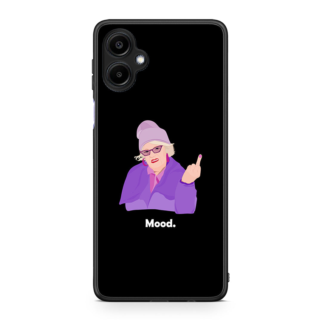 Samsung Galaxy A06 Grandma Mood Black θήκη από τη Smartfits με σχέδιο στο πίσω μέρος και μαύρο περίβλημα | Smartphone case with colorful back and black bezels by Smartfits