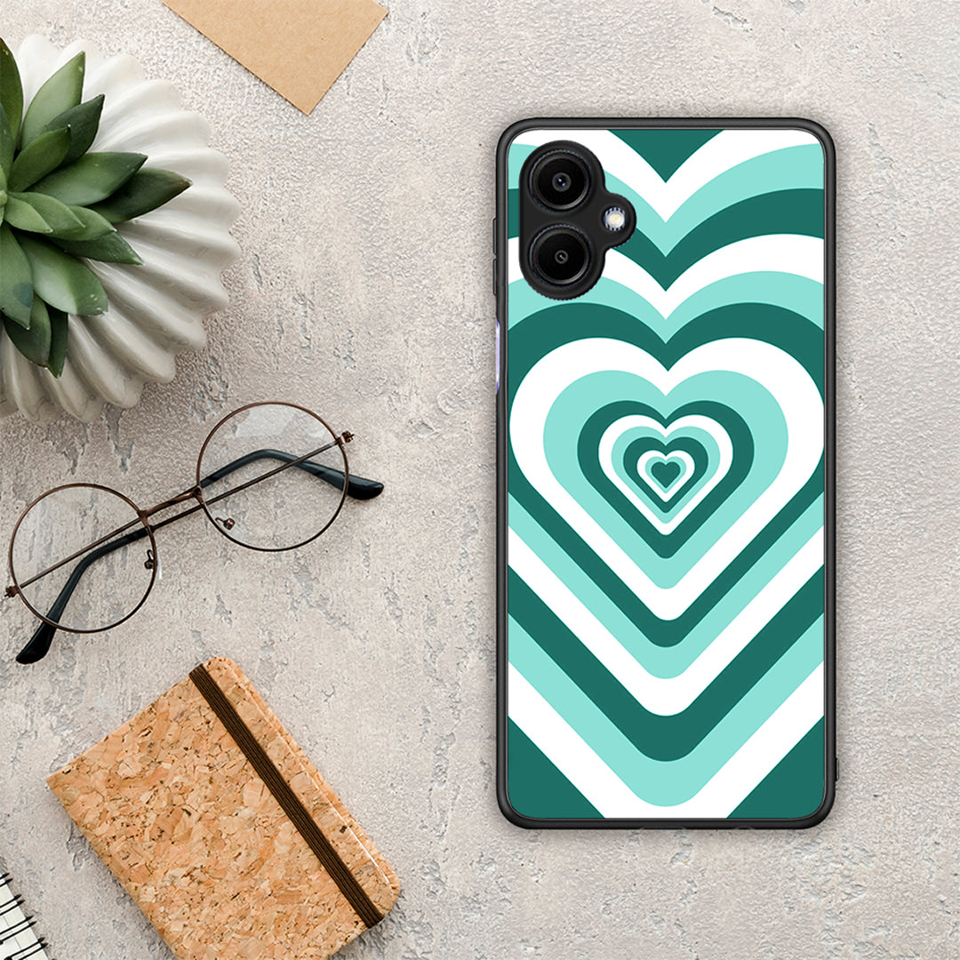 Green Hearts - Samsung Galaxy A06 θήκη