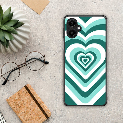 Green Hearts - Samsung Galaxy A06 θήκη