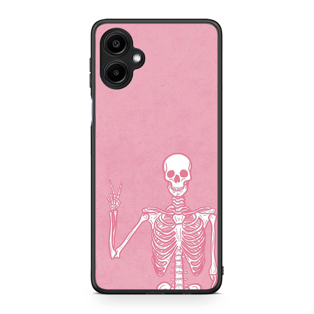 Samsung Galaxy A06 Halloween Motivation Θήκη από τη Smartfits με σχέδιο στο πίσω μέρος και μαύρο περίβλημα | Smartphone case with colorful back and black bezels by Smartfits