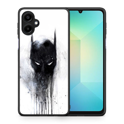 Θήκη Samsung Galaxy A06 Paint Bat Hero από τη Smartfits με σχέδιο στο πίσω μέρος και μαύρο περίβλημα | Samsung Galaxy A06 Paint Bat Hero case with colorful back and black bezels