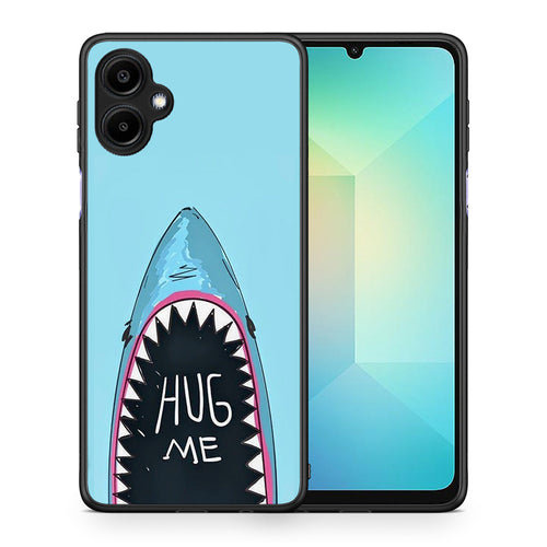 Θήκη Samsung Galaxy A06 Hug Me από τη Smartfits με σχέδιο στο πίσω μέρος και μαύρο περίβλημα | Samsung Galaxy A06 Hug Me case with colorful back and black bezels