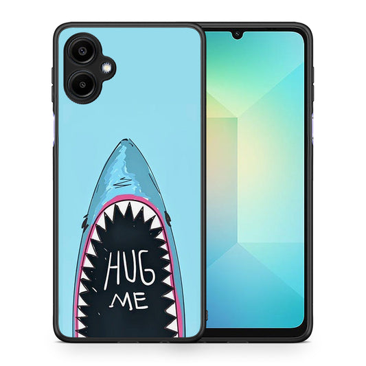 Θήκη Samsung Galaxy A06 Hug Me από τη Smartfits με σχέδιο στο πίσω μέρος και μαύρο περίβλημα | Samsung Galaxy A06 Hug Me case with colorful back and black bezels