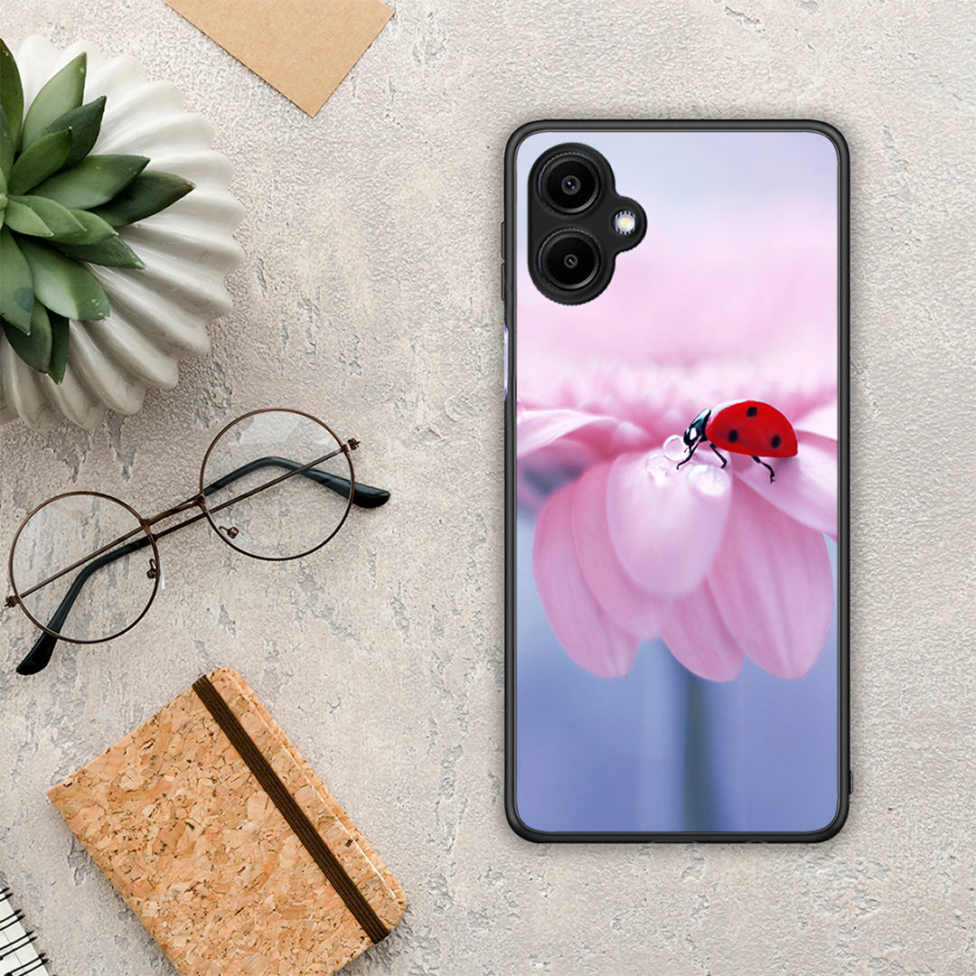 Ladybug Flower - Samsung Galaxy A06 θήκη