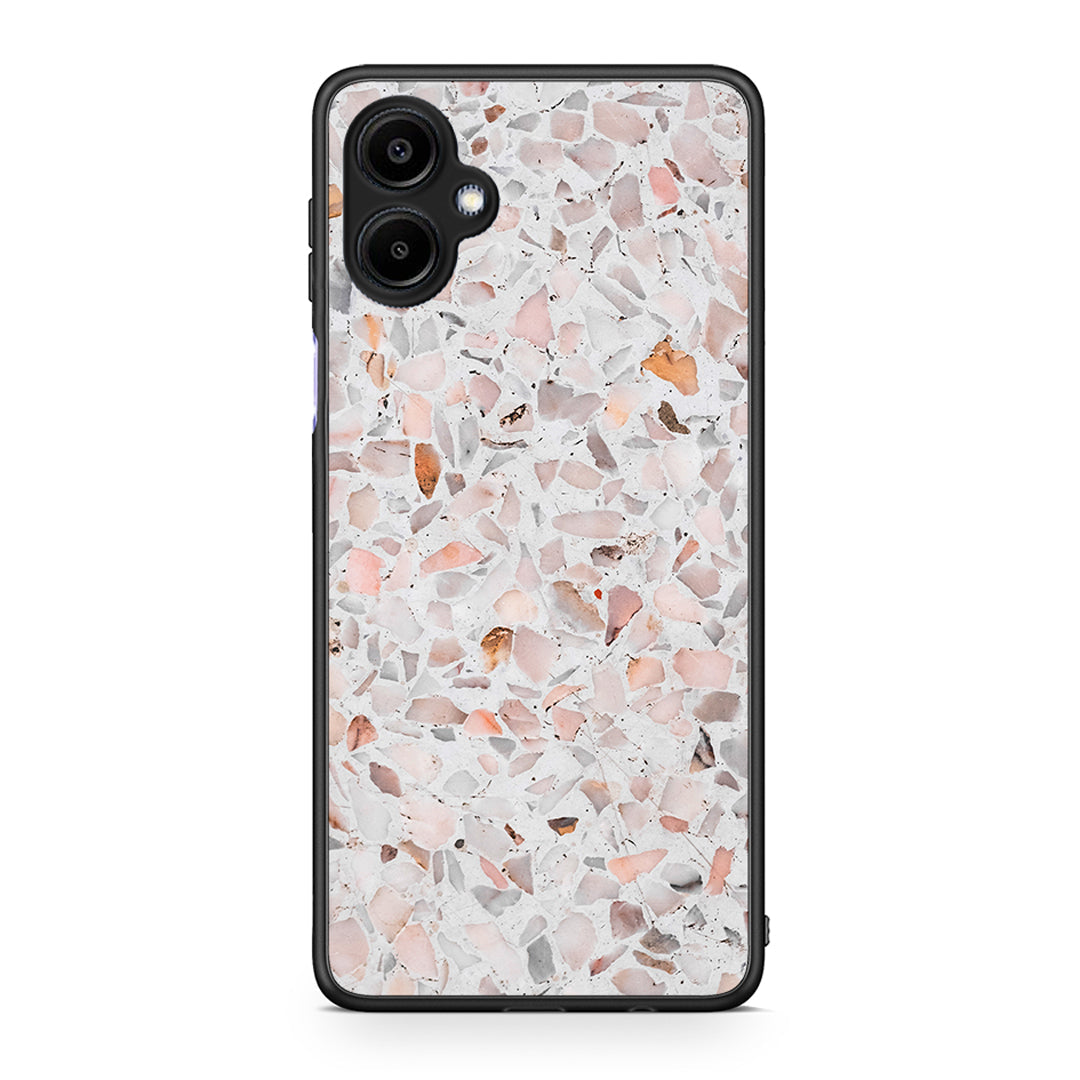 Samsung Galaxy A06 Marble Terrazzo θήκη από τη Smartfits με σχέδιο στο πίσω μέρος και μαύρο περίβλημα | Smartphone case with colorful back and black bezels by Smartfits