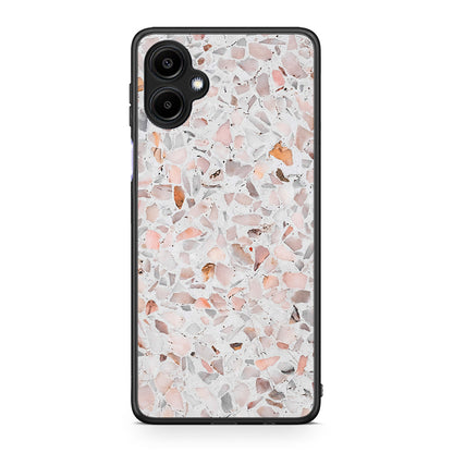 Samsung Galaxy A06 Marble Terrazzo θήκη από τη Smartfits με σχέδιο στο πίσω μέρος και μαύρο περίβλημα | Smartphone case with colorful back and black bezels by Smartfits