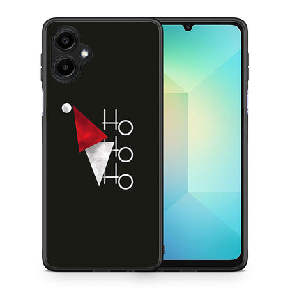 Θήκη Samsung Galaxy A06 Minimal Christmas από τη Smartfits με σχέδιο στο πίσω μέρος και μαύρο περίβλημα | Samsung Galaxy A06 Minimal Christmas case with colorful back and black bezels