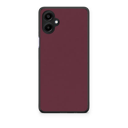 Θήκη Samsung Galaxy A06 Muted Burgundy από τη Smartfits με σχέδιο στο πίσω μέρος και μαύρο περίβλημα | Samsung Galaxy A06 Muted Burgundy case with colorful back and black bezels