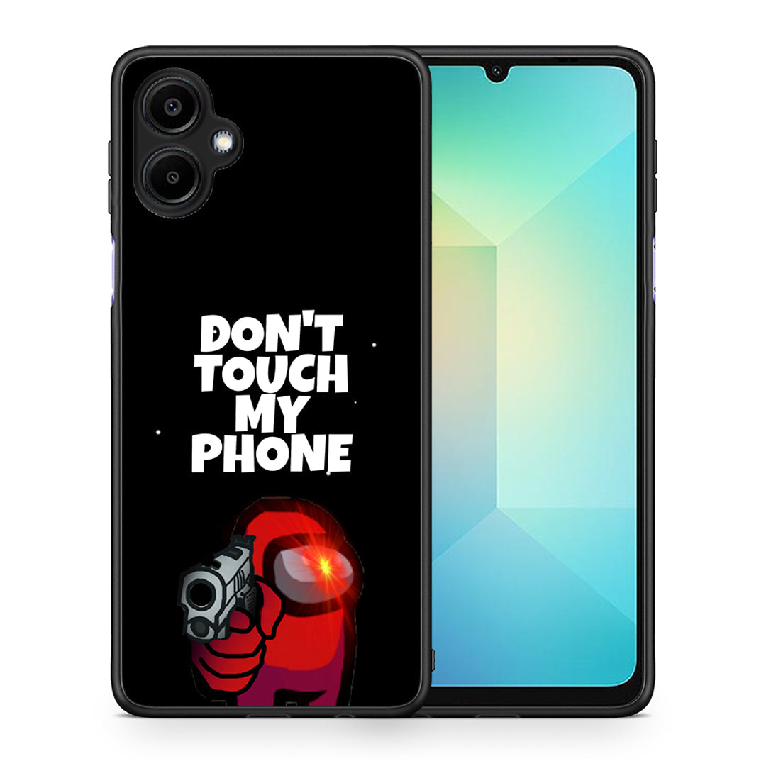 Θήκη Samsung Galaxy A06 My Phone από τη Smartfits με σχέδιο στο πίσω μέρος και μαύρο περίβλημα | Samsung Galaxy A06 My Phone case with colorful back and black bezels