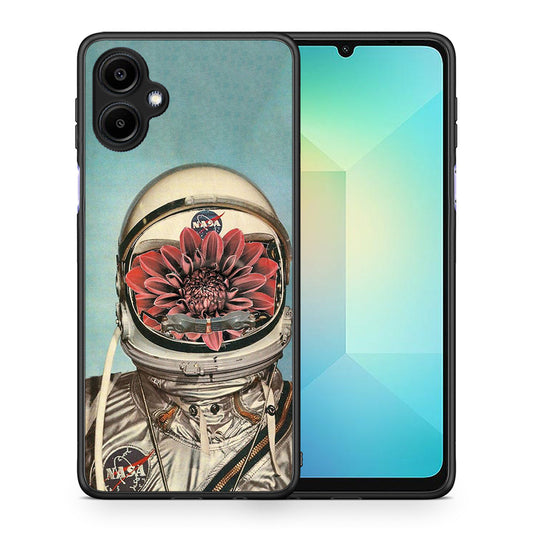 Θήκη Samsung Galaxy A06 Nasa Bloom από τη Smartfits με σχέδιο στο πίσω μέρος και μαύρο περίβλημα | Samsung Galaxy A06 Nasa Bloom case with colorful back and black bezels